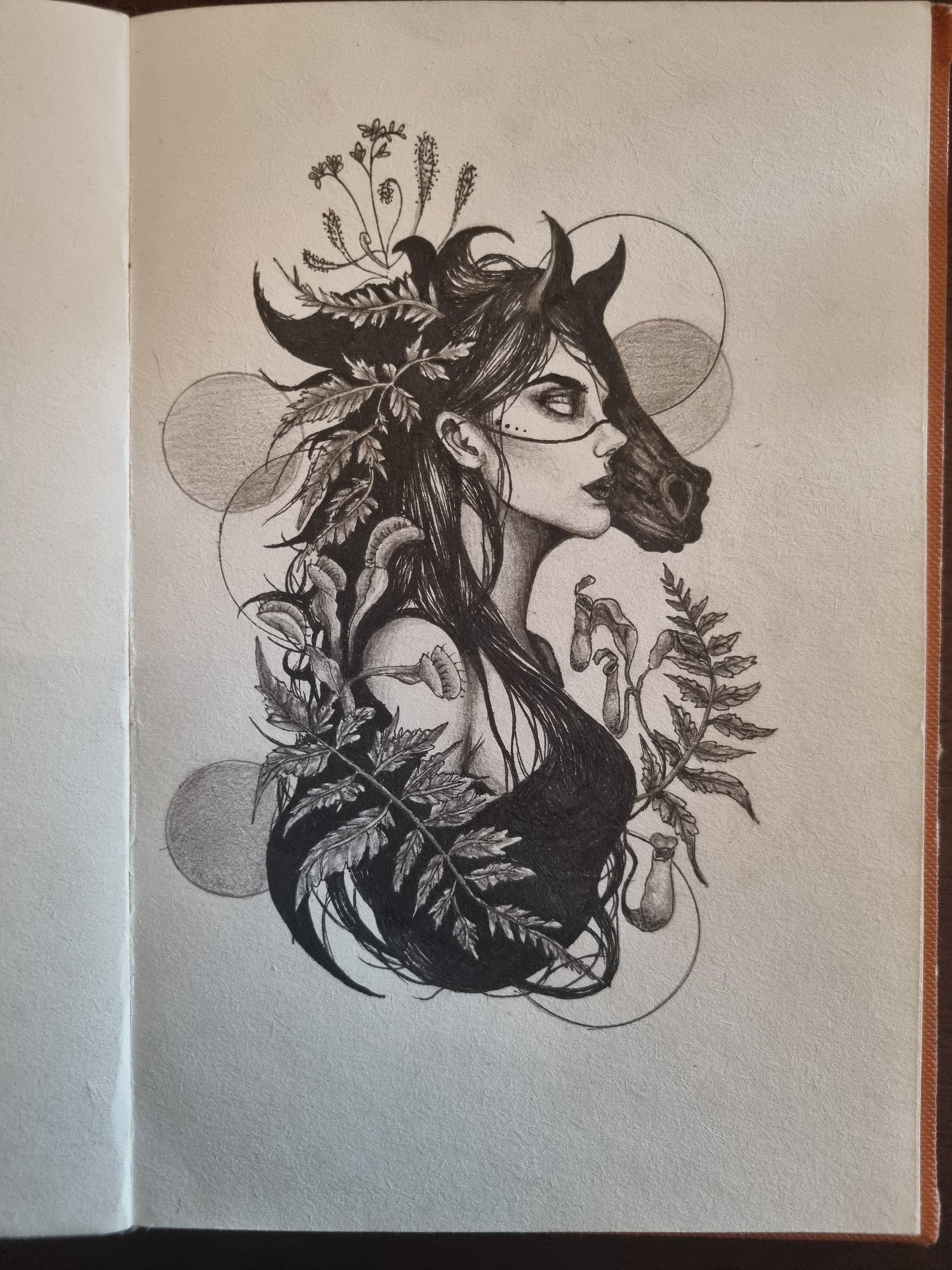 Untameable Feminine - Naturalistic Horse and Woman Print